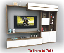 TỦ TRANG TRÍ TRẺ 6